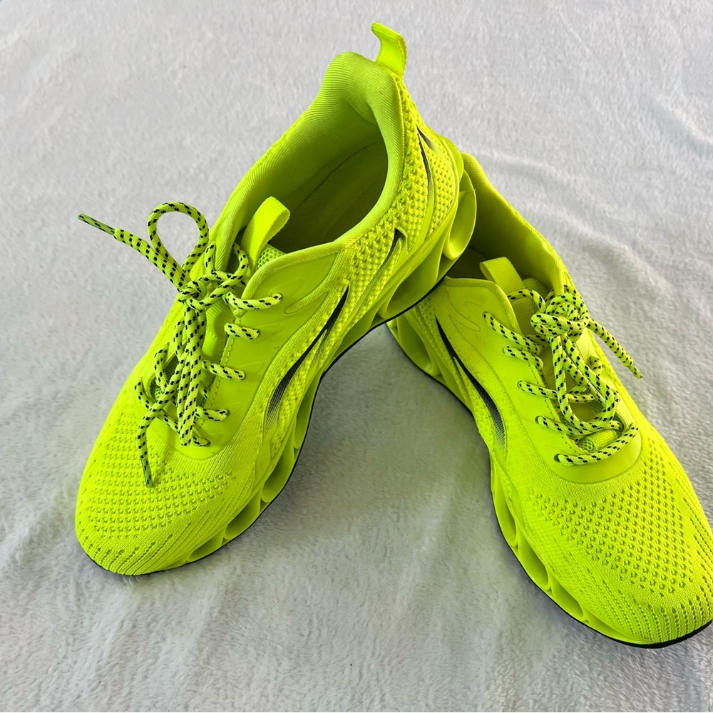 Bright Yellow Sneakers